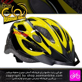 تصویر کلاه دوچرخه سواری اورلورد مدل MV23 سایز 58 الی 61 سانتیمتر رنگ مشکی زرد Overlord Bicycle Helmet MV23 Size 58-61cm Black Yellow 