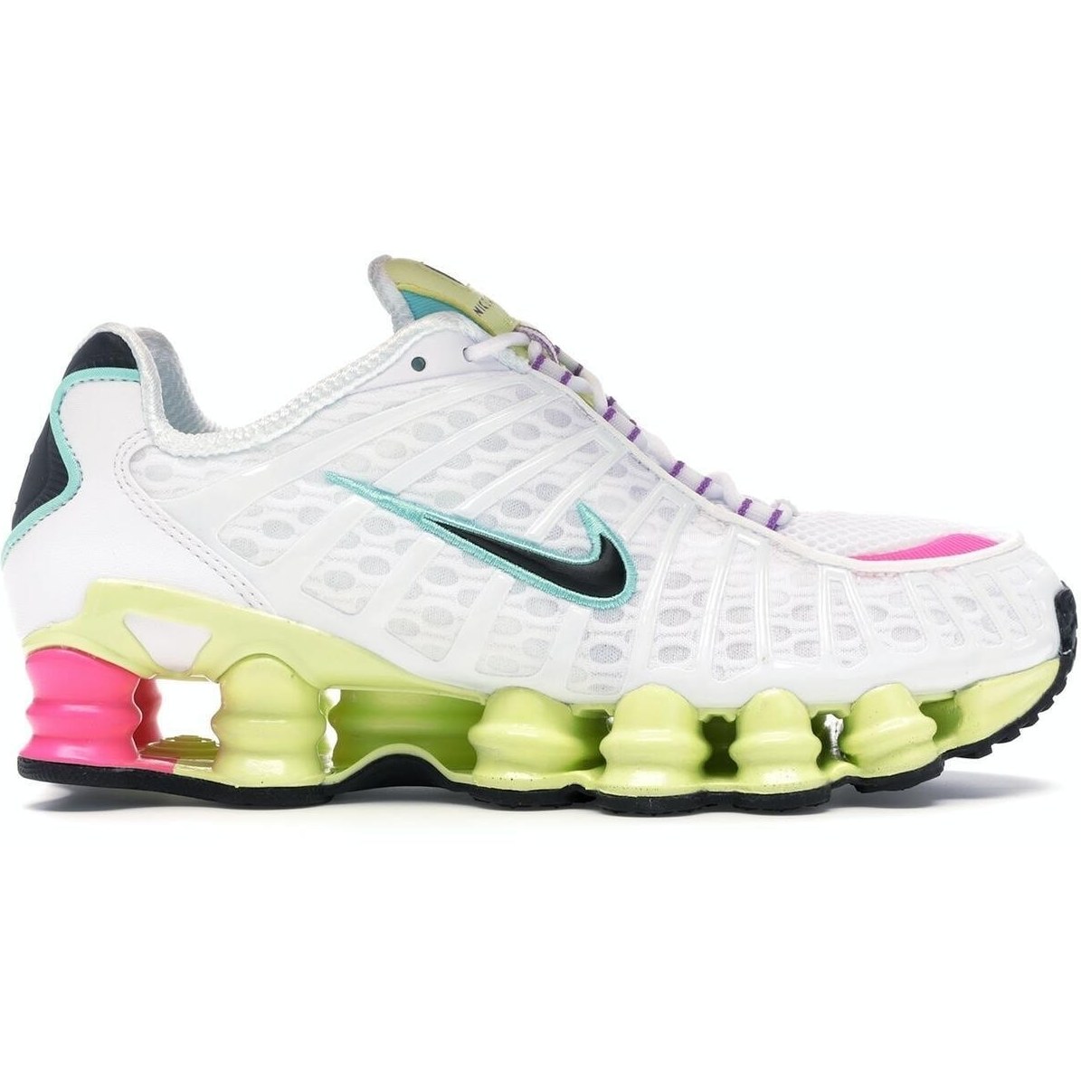 white nike shox tl