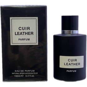 تصویر ادو پرفیوم مردانه فرگرانس ورد مدل کیور لدر پارفوم ۱۰۰میل اصلی ا Fragrance World Cuir Leather Parfume Fragrance World Cuir Leather Parfume