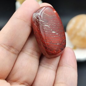 تصویر نگین جاسپر قرمز اصل معدنی کد 9254 