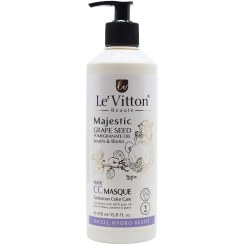 تصویر ماسک مو CC بدون سولفات حاوی روغن هسته انار و انگور لویتون Le'vitton Hair Mask CC Masque