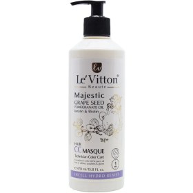 تصویر ماسک مو CC بدون سولفات حاوی روغن هسته انار و انگور لویتون Le'vitton Hair Mask CC Masque