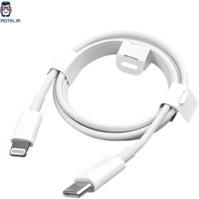 تصویر کابل اورجینال آیفون 12 مدل iPhone 12 MQGJ2ZM/A iPhone 12 MQGJ2ZM/A Lightning charging cable