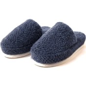 تصویر دمپایی حوله ای طوسی تیره (ارسال رایگان) 