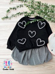 تصویر ست بلوز و دامن دخترانه ترک 