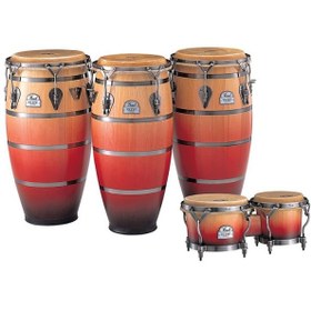 تصویر ست تومبا و بانگو Pearl مدل Elite Congas FOLKLORIC 