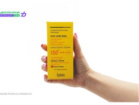 تصویر کرم ضد آفتاب مینرال کاربا +SPF 50 بژ طبیعی مناسب پوست خشک 50 میلی لیتر 