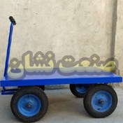 تصویر چهار چرخ حمل بار فرمان‌دار صنعتی کد ۶۱۱۰ 