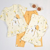 تصویر ست سه تیکه نوزادی دخترانه مدل خرگوش برند سپیدپوش 