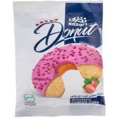 تصویر دونات با طعم توت فرنگی نظری – 53 گرم 