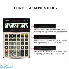 تصویر ماشین حساب مدل DJ-220D Plus کاسیو ا Casio DJ-220D Plus calculator Casio DJ-220D Plus calculator