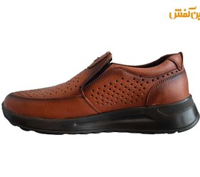 تصویر کفش تمام چرم تابستانی مردانه مدل پادینا کد 17643 + رنگبندی ا Padina men's summer leather shoes Padina men's summer leather shoes