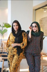 تصویر بلوز شلوار نخ کنف کد محصول۸۹۳۱