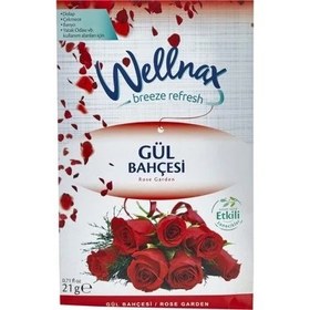 تصویر پودر خوشبو کننده ولناکس Wellnax کمد لباس و رخت خواب وزن 21 گرم اسانس GUL BAHCESI Wellnax Freshener