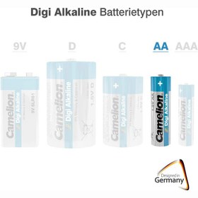 تصویر باتری متوسط Camelion D LR20 Digi Alkaline Camelion D LR20 Digi Alkaline battery