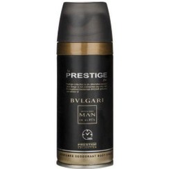 تصویر اسپری بدن مردانه من این بلک حجم 150میل پرستیژ Prestige Body Spray For Men 150ml