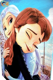 تصویر Afrand machine carpet kid Elsa and Anna design, code 169 