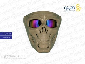 تصویر فیس موتورسواری طرح اسکلت مدل 605 Face motorcycle skeleton design model 605