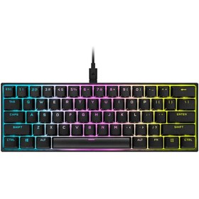 تصویر کیبورد گیمینگ کورسیر مدل K65 RGB MINI با سیم 
