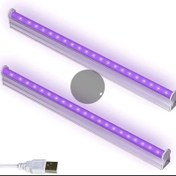 تصویر دو پنل چراغ ماورا بنفش برای نورپردازی زیبای شب و اتاق خواب 