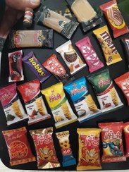 تصویر مگنت یخچالی طرح خوراکی 