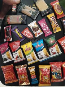 تصویر مگنت یخچالی طرح خوراکی 