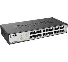 تصویر سوئیچ 24 پورت دی لینک مدل DES-1024D D-Link DES-1024D Unmanaged Rackmount Switch