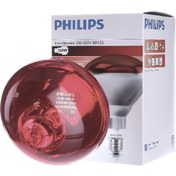 تصویر لامپ مادون قرمز فیلیپس ۲۵۰ وات سرپیچ E27 