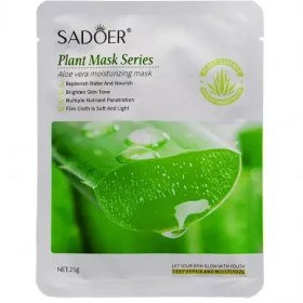 تصویر ماسک صورت آلوئه ورا 25گرمی سادور Sadoer Aloe Vera Face Mask 25g