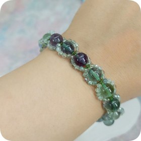 تصویر دستبند فلوریت مدل گل 