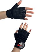 تصویر دستکش بدنسازی نایکی مچ دار nike bodybuilding gloves