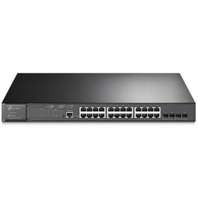 تصویر سوییچ 24 پورت گیگابیت مدیریتی PoE تی پی لینک TP-LINK TL-SG3428MP 24-Port PoE Gigabit Management Switch 