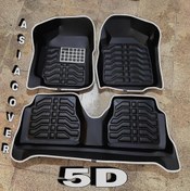 تصویر کفپوش خودرو سایپا ۵ بعدی ضد آب قابل شستشو مناسب کوییک و ساینا 