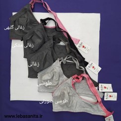 تصویر سوتین نخی بی فنر روژان 