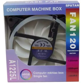 تصویر فن کیس کامپیوتر RGB سایز 12 GGS 