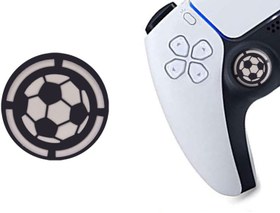 تصویر روکش آنالوگ دسته بازی Play Station/XBOX طرح توپ فوتبال FootBall Ball Design Play Station/XBOX Controller Analogue Cover