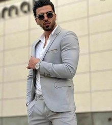 تصویر کت اسپرت طوسی کد ۳۳ Gray Sports Coat Code 33