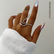 تصویر انگشتر طرح مار 