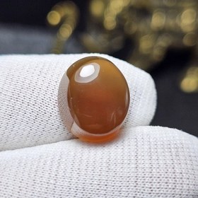 تصویر نگین سنگ طبیعی عقیق جزع معدنی خراسانی کد 36022 