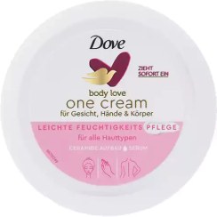 تصویر کرم مرطوب کننده هلندی داو Dove Body Love One Cream Light مراقبت دست و صورت و بدن 250 میل 