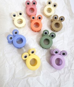 تصویر کلیپس قورباغه - زرد 