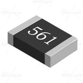 تصویر مقاومت اس ام دی ITEX SMD Resistor 0805 , 560Ohm5% 1/8W 0805W8J0561IT5 