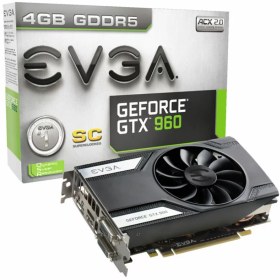 تصویر کارت گرافیک ای وی جی ای GTX 960 SC 4GB EVGA GTX 960 OC SuperClocked GAMING 4GB GDDR5 Graphics Card