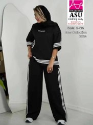 تصویر ست ۲ تکه تی‌شرت شلوار خط دار Set of 2 t-shirts and striped pants