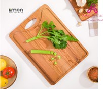 تصویر تخته برش چوبی بزرگ لیمون کد 2165 
