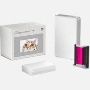 تصویر کاعذ و جوهر کارتریج پرینتر چاپ عکس قابل حمل شیائومی مدل Portable Photo Printer Pro (بسته 50 عددی) 