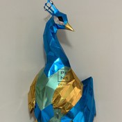 تصویر مجسمه دکوراتیو طاووس - 1,5 متری ا Peacock Decorative Sculpture Peacock Decorative Sculpture