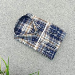 تصویر پیراهن طرحدار مردانه قواره ازاد ( قواره کلاسیک ) _ استین بلند 