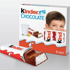 تصویر شکلات کیندر کودک ۴ عددی ( ۵۰ گرم) ا kinder chocolate kinder chocolate