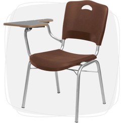 تصویر صندلی دانشجویی تک نفره فایبرگلاس مدل داخل همرو 